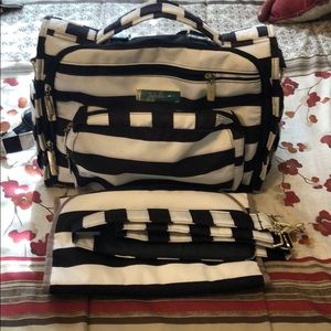 JuJube Striped Diaper Bag Backpack